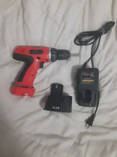 power drill with battery and charger , View more