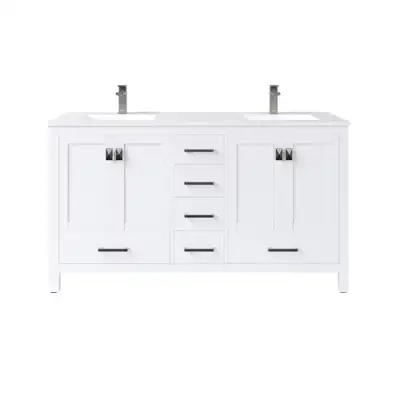 60” Double Sink Vanity – 18” Depth – Brand New, View more