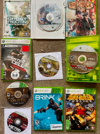 Xbox 360 Shooting Games--$7 Each