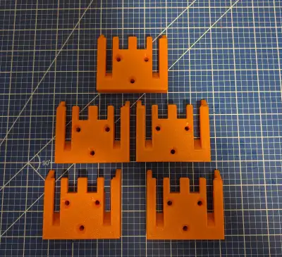 Ridgid 18v battery wall mount 5 pack, View more