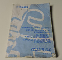 Yamaha Owner's Service Manual YZ125(R)/LC or YZ250F(S)