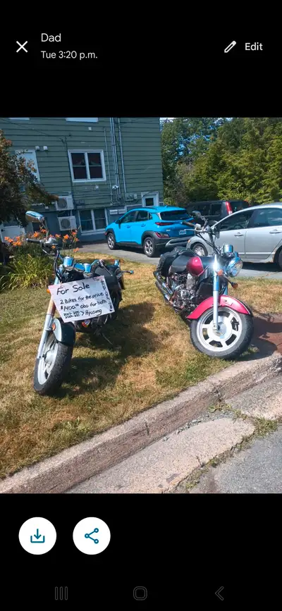 1400.00 obo for 2 bikes!, View more