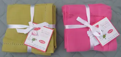 Dinner & Cocktail Napkins NEW Sets of 6 & 12 Different Colors, View more