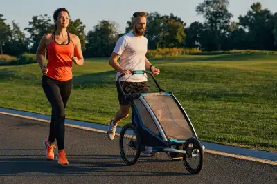 3 WHEEL JOGGING STROLLER / BIKE TRAILER, View more