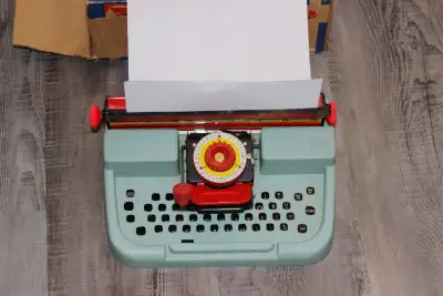 Vintage RARE Working Toy Typewriter - MINT CONDITION, View more