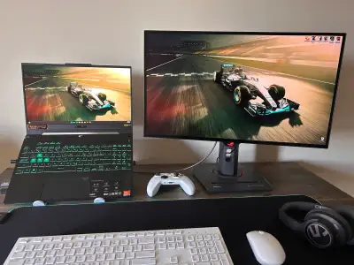 Asus Gaming Laptop & Monitor , View more