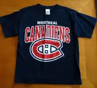 NHL Montreal Canadiens Tshirt Chandail Unisex Size L 14-16