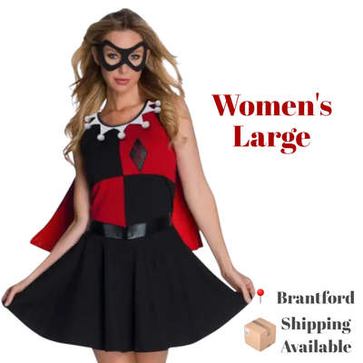 Women’s Large Harley Quinn costume, View more