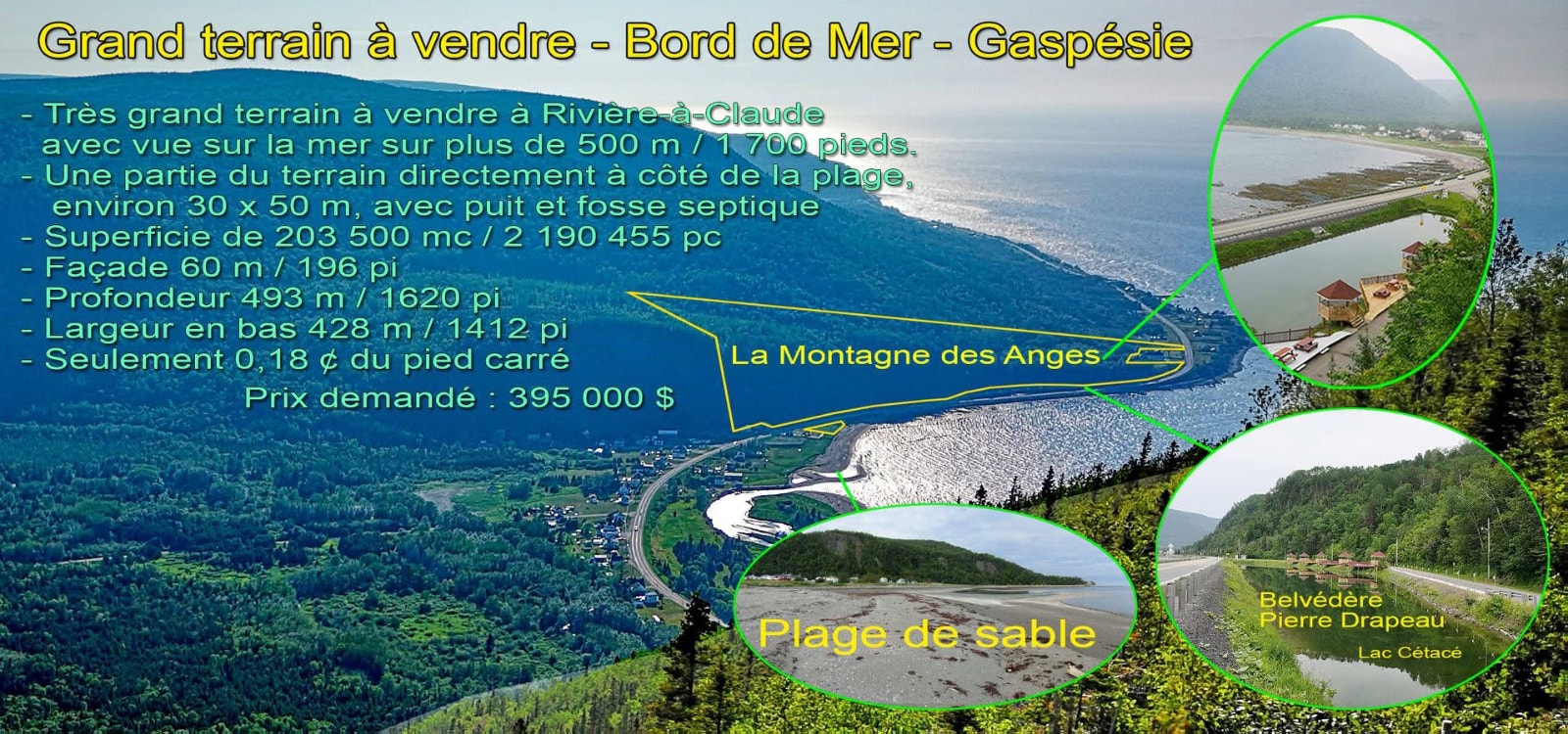 Terrain à vendre en Gaspésie — photo 1