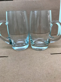 2 Glass mugs