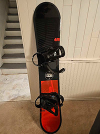 K2 snowboard and gear. 
