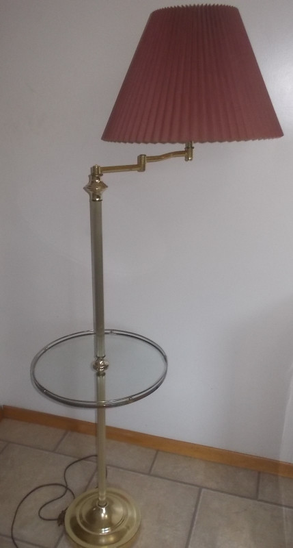 Pole Lamp with attached table in Indoor Lighting & Fans in Sudbury - Image 2