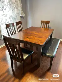 Extendable Dining Dinner Table Set