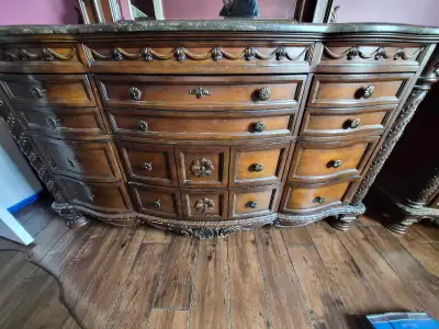 Queen Bed set/ Dressers/End tables, View more