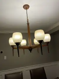 Wood Chandelier Ceiling Light Fixture