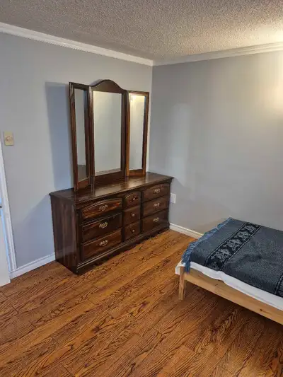 Furnished lRoom for rent in  basement