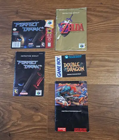 Manuels d'instruction pour jeux vidéo , View more