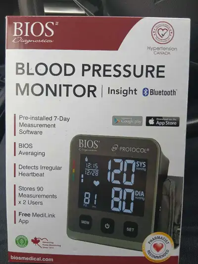 BIOS Blood Pressure Monitor, View more