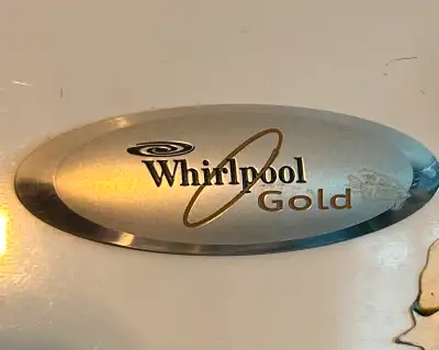 Whirlpool Gold Refrigerator with Water & Ice Dispensers