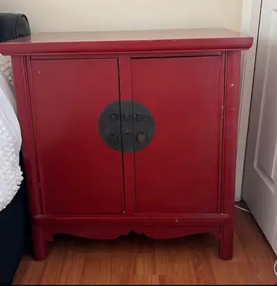 Asian style 2 door cabinet., View more