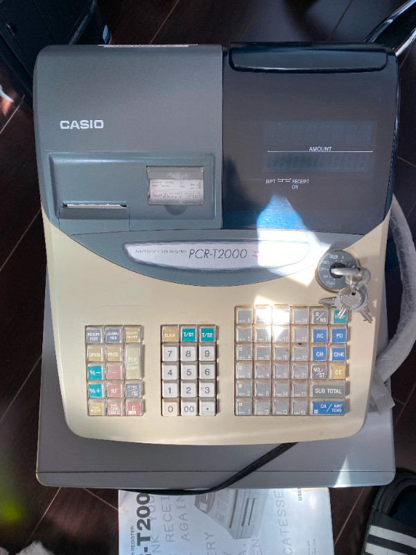 CASIO PCR- T2000A cash registe in Other Business & Industrial in City of Toronto - Image 3
