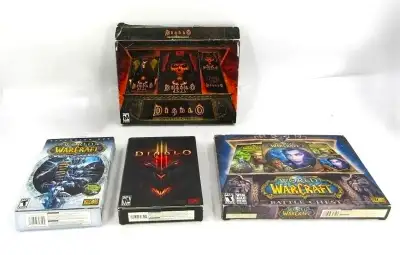  4 jeux PC Blizzard (Diablo + World of Warcraft), View more
