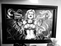 Marilyn Manroe With Guns