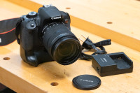 Canon T4i System Grip and 18-135mm EF-S IS Zoom Lens.