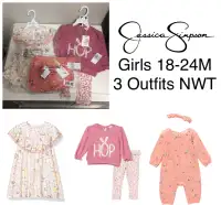 JESSICA SIMPSON BABY - 18M/24M - NWT - 3PCS GIRLS CLOTHING