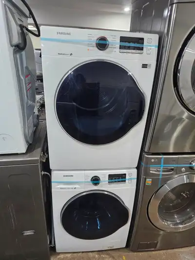 Apartment Size Samsung 24" White Stackable Washer & Dryer Set, View more