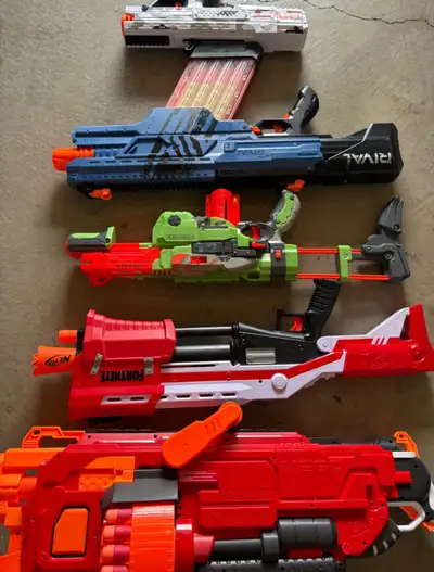 nerf guns, read description, View more