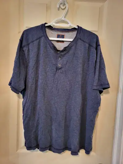 3- Men's Denver Hayes 3/4 button shirts XL, View more