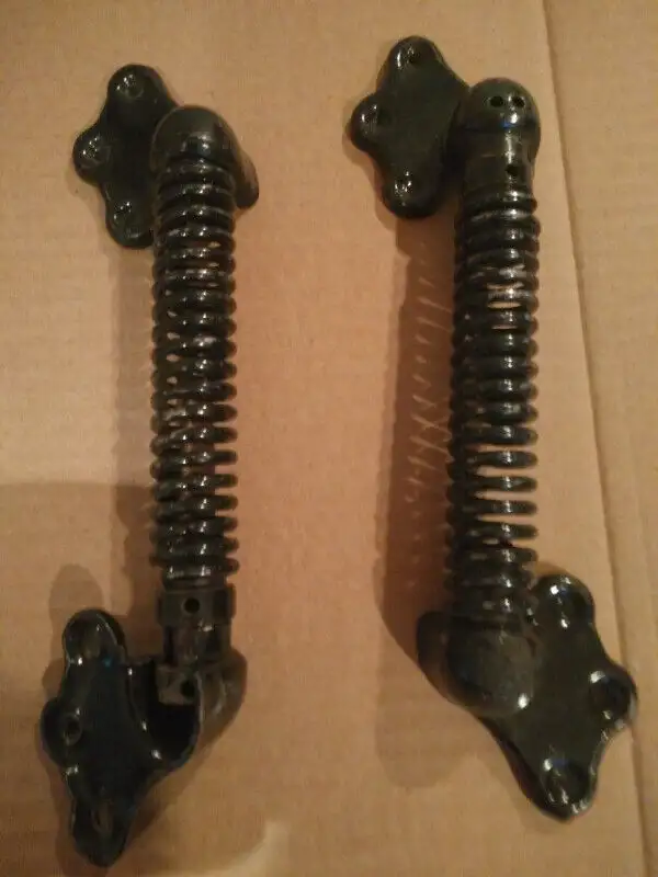 Charnière à ressort clanche loquet poucier thumb latch à porte in Windows, Doors & Trim in Longueuil / South Shore - Image 3