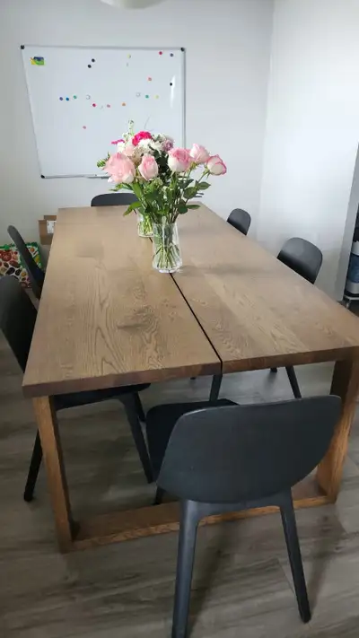 IKEA MÖRBYLÅNGA Dining Table 220 × 100 cm – Oak/Brown, View more