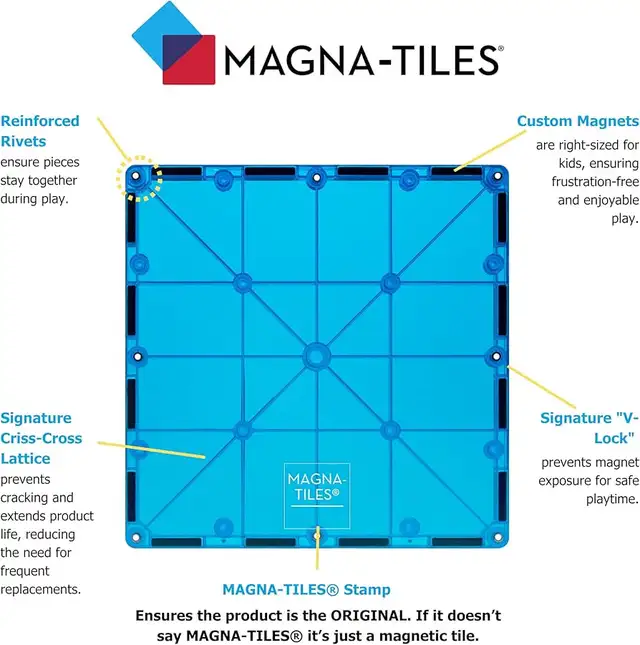 Magna-Tiles Classic 32 Piece Set in Toys & Games in Oakville / Halton Region - Image 6