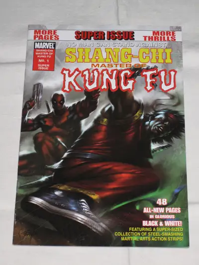 Marvel Comics Shang Chi, Master of Kung Fu#1 Deadpool comic book, View more