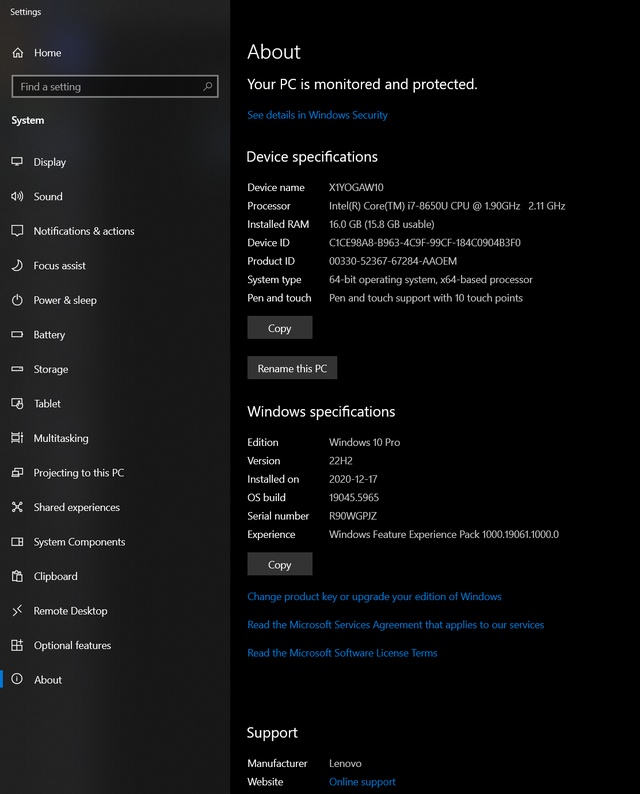 Lenovo ThinkPad X1 Yoga gen 3 in Laptops in Ottawa - Image 9