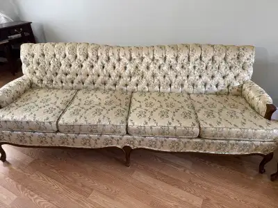 antique sofa and matching chair, View more