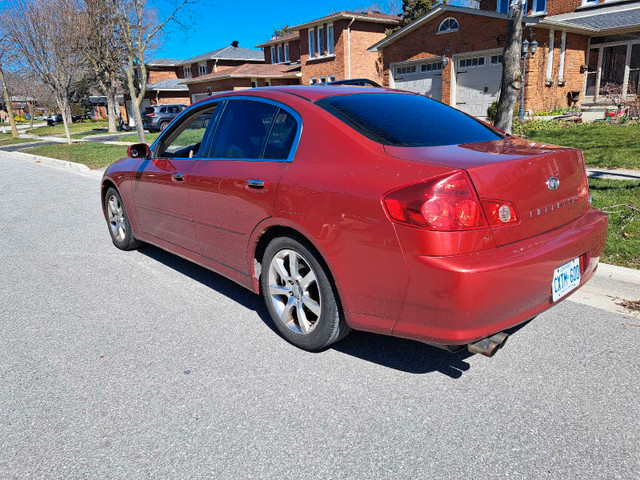 Infinity G35x for sale.  in Cars & Trucks in City of Toronto - Image 3