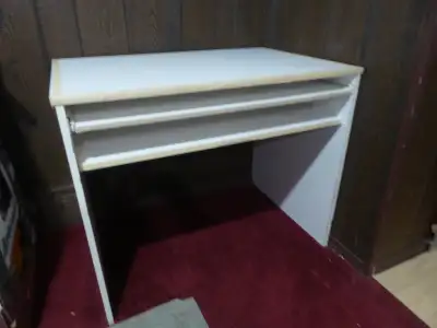 Handmade Computer desk is structurally in very good condition. size 36W 24D 29H.