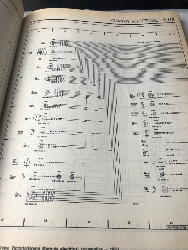 1989 - 1993 CHILTON CROWN VICTORIA GRAND MARQUIS MANUAL $M0077 in Textbooks in Edmonton - Image 3