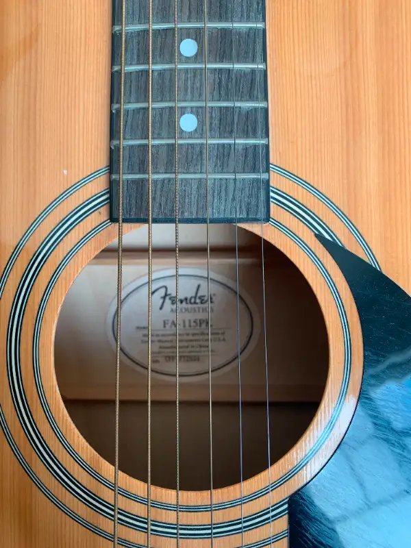 Fender FA 115PK Dreadnought Acoustic Guitar in Guitars in Edmonton - Image 3