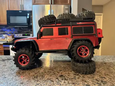 Traxxas TRX-4 with 7600mah battery, View more