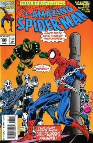 AMAZING SPIDER-MAN COMIC BOOK 384 NM, View more