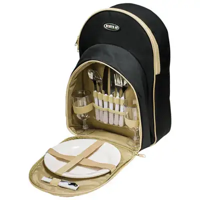 Durable polyester outer PEVA lining with foam insulation Insulated main compartment Front compartmen...