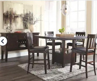 Haddigan Dining table and 6 chairs 