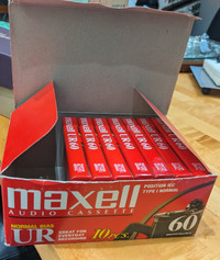 Maxell audio cassettes UR 60 - sealed