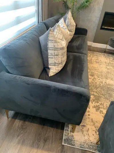 High End Quality Velvet Couches set of 2, View more