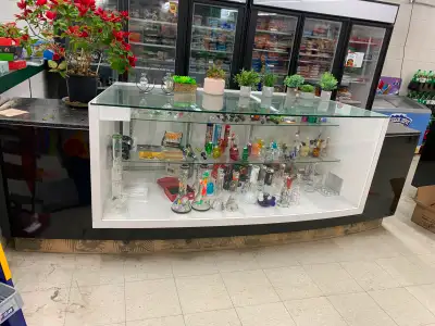 2 Large Glass Display Case, View more