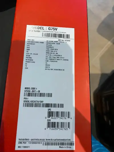 Asus Republic of Gamers computer, in very good working condition. Very lightly used, never actually...